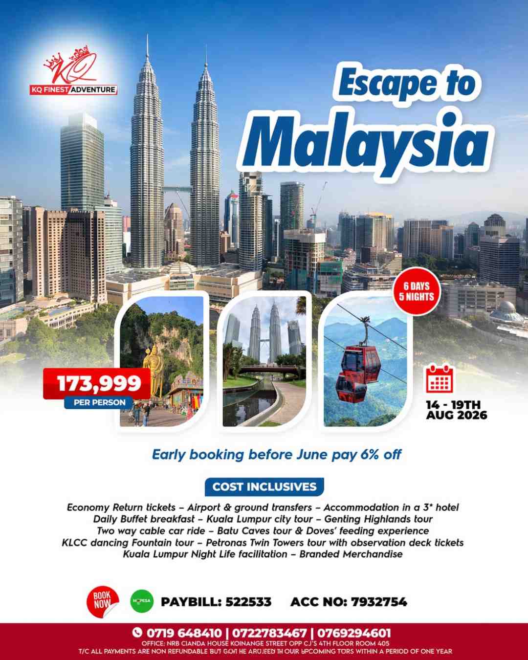 ESCAPE TO MALAYSIA